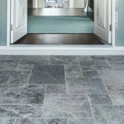 Marine Fantasy 12x24 Tumbled Marble Single Bullnose Pool Coping