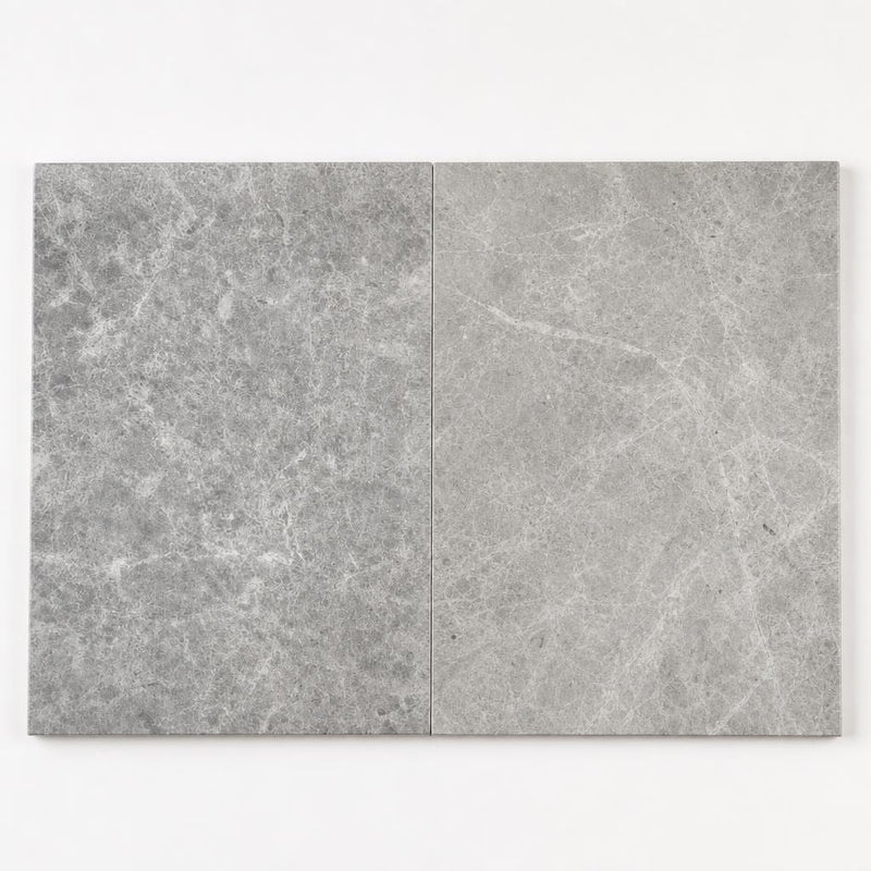 Marine Fantasy 16x24 Sandblasted Marble Paver close-up