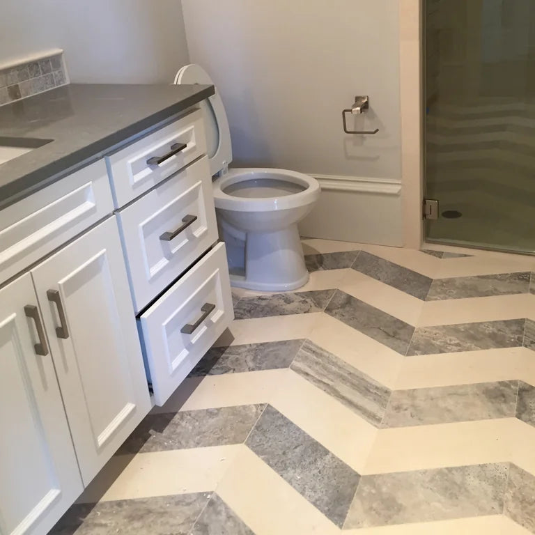 Marine Fantasy 7x19.75 Split-Face Marble Ledger Stone