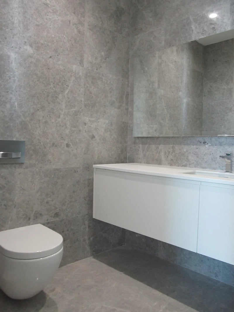 Marine Fantasy 7x19.75 Split-Face Marble Ledger Stone