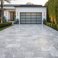 Marine Fantasy Marble Paver 12x24 Tumbled 2 inch — Front Yard driveway
