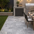Marine Fantasy Marble Paver 6x12 Tumbled 1.25 inch — Backyard patio