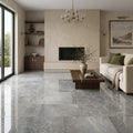 Marine Fantasy Marble Tile 12x24 Polished — Living Room floor