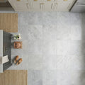 Marine Fantasy Marble Tile 24x24 Honed — Kitchen floor