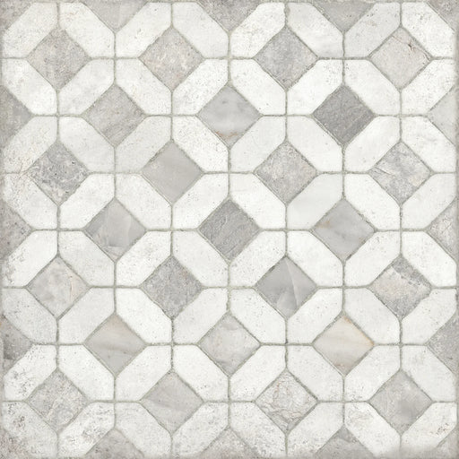 Marmi Imperiali Series Decoro Valentia 24x24 Matte Marble Look Porcelain Tile