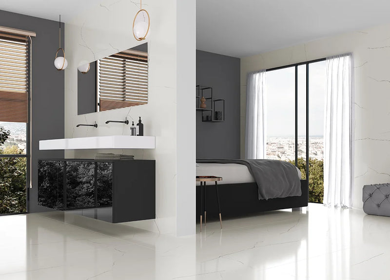 Marmo Marfil Matte 24x24 Rectified Porcelain Tile