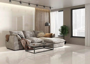 Marmoles Series Dolomite Bianco 12x24 Polished Marble Look Porcelain Tile