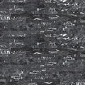 Marquina Nero 6x24 Panel Splitface Marble Ledger Stone