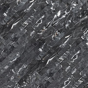 Marquina Nero 6x24 Panel Splitface Marble Ledger Stone