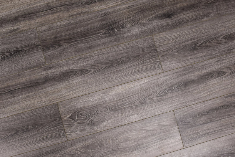 Marquis Patent Iron 7-3/4x48 EIR Bevel Low-Gloss Laminate Flooring