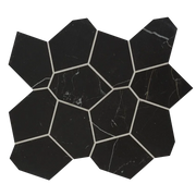 Marvel Black Atlantis Puzzle Mesh Matte Porcelain Mosaic