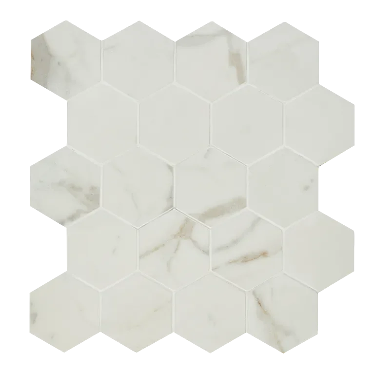 Marvel Cal Prestigio 2-5/8 Inch Small Hexagon Matte Porcelain Mosaic