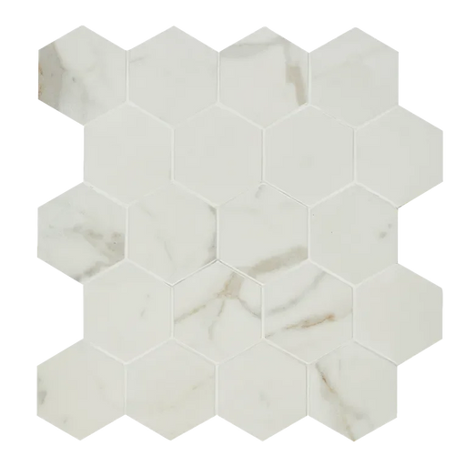 Marvel Cal Prestigio 2-5/8 Inch Small Hexagon Matte Porcelain Mosaic