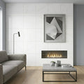 Marvel Calacatta Apuano 24x24 Matte Porcelain Tile — Living Room feature wall