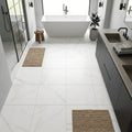 Marvel Calacatta Apuano 24x24 Matte Porcelain Tile — Primary Bath floor