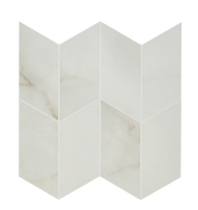 Marvel Calacatta Apuano Archer Mesh Matte Porcelain Mosaic