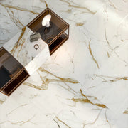 Marvel Calacatta Imper 48x48 Porcelain Floor Tile