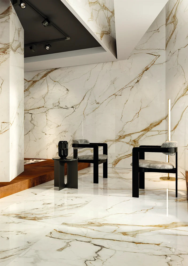 Marvel Calacatta Imper 48x48 Porcelain Floor Tile