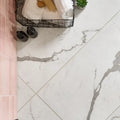 Marvel Stat Supremo Marble Look 3x12 Surface Bullnose Porcelain Trim