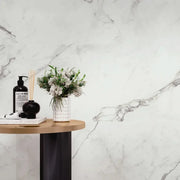 Marvel Stat Supremo Marble Look 2-5/8 Inch Small Hexagon Sheet Porcelain Mosaic