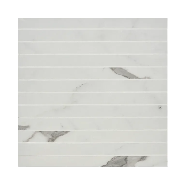 Marvel Stat Supremo Marble Look 3x12 Surface Bullnose Porcelain Trim