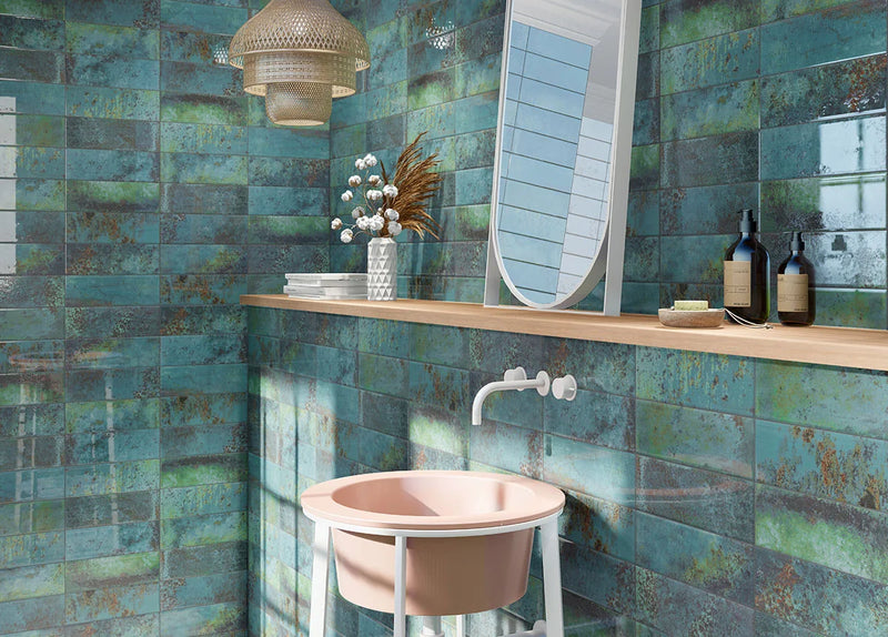 Marza Aqua 4x12 Glossy 0.29 Inch Ceramic Tile