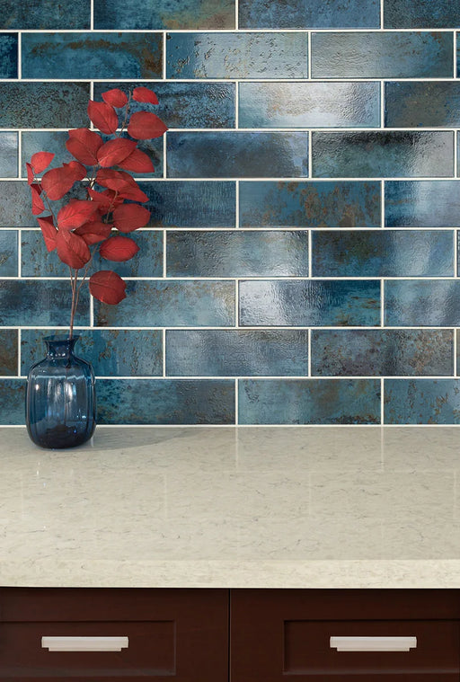 Marza Cobalt 4x12 Glossy 0.29 Inch Ceramic Tile