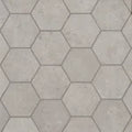 Materika Greige 11.75x10.25 3in Hexagon Porcelain Mosaic