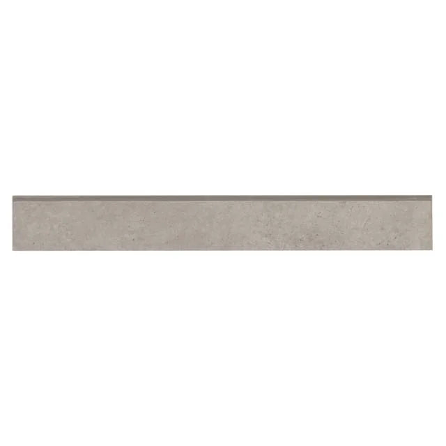 Materika Silver 24x3 Bullnose Porcelain Trim