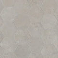 Materika Silver 3in Hexagon Glass Mosaic