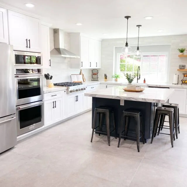 Materika Silver 3in Hexagon Glass Mosaic