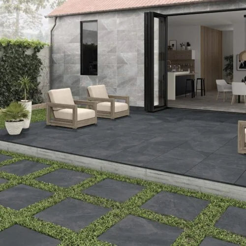 Maverick Anthracite 24x24 Matte Porcelain Paver