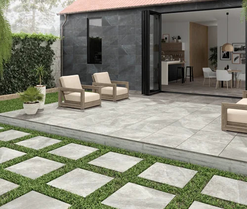 Maverick Grey 24x24 Matte Porcelain Paver