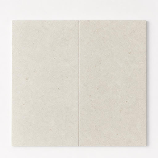 Mayra White 12x24 Tumbled Limestone Paver close-up