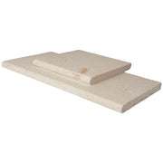 Mayra White 12x24x5CM Tumbled Travertine Pool Coping