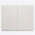 Mayra White 16x24 Eased Edge HUF Travertine Pool Coping close-up