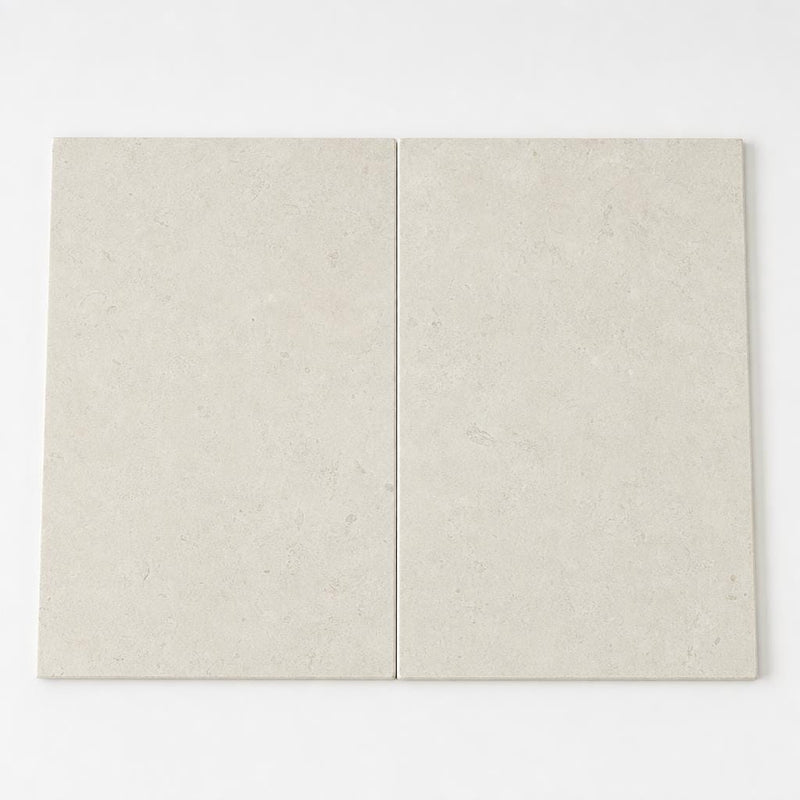 Mayra White 16x24 Tumbled Limestone Paver close-up