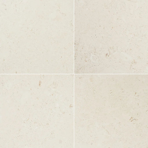 Mayra White 24x24 Tumbled Limestone Paver