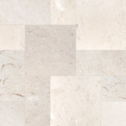 Mayra White 24x24 Tumbled Limestone Paver