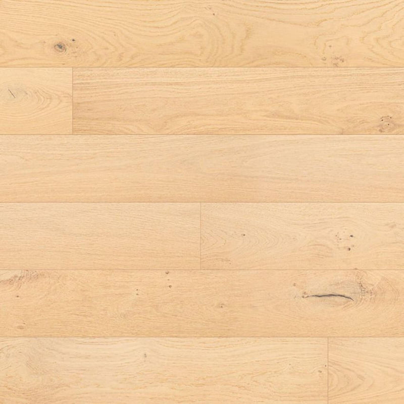 Mccarran Bramlett 9x86 brushed genuine hardwood plank with natural light wood grain.