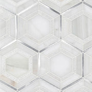 Medici Silver Pattern Misc. Metal Mosaic Tile