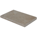 Mediterranean Ivory 16x24 5cm Bullnose Edge Tumbled Travertine Pool Coping