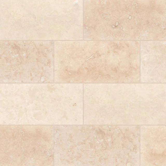 Mediterranean Ivory 24x12 Filled & Honed Limestone Tile