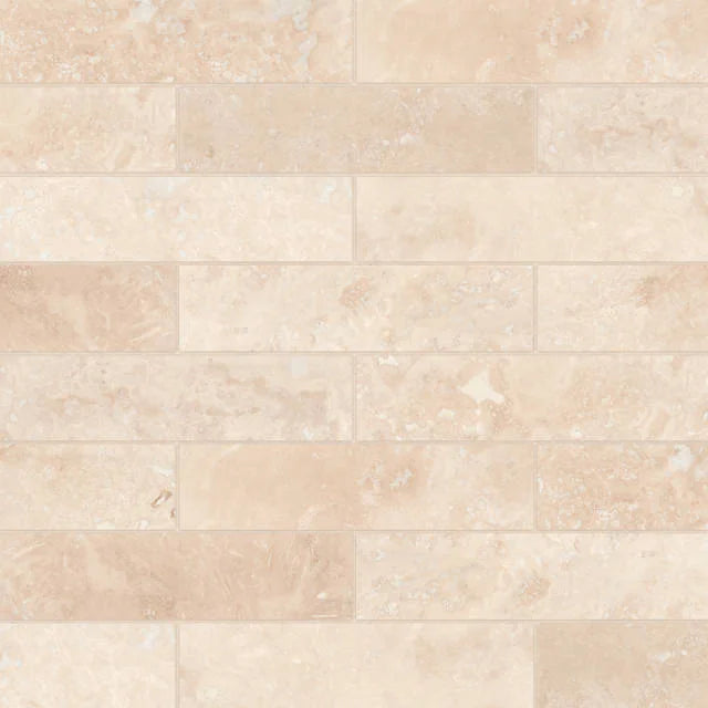 Mediterranean Ivory 3x12 Filled & Honed Limestone Tile
