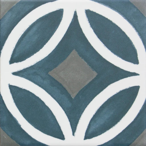 Memory Blue #1 6x6 Glazed Porcelain Pool Tile