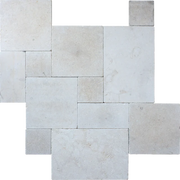 Menia Cream 3cm Set Tumbled Travertine Paver