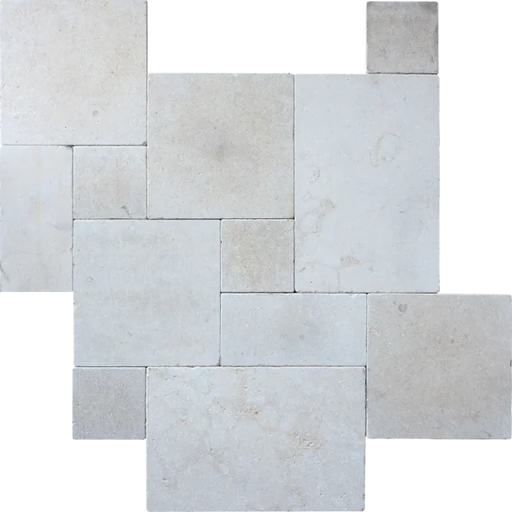 Menia Cream 3cm Set Tumbled Travertine Paver