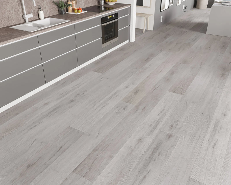 Meraki Iridescent Mist 7x60 EIR Painted-Bevel 20mil SPC Vinyl Flooring