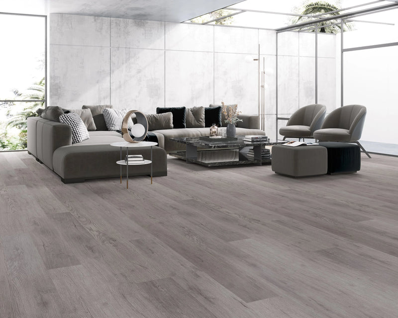 Meraki Tranquil Grey 7x60 EIR Painted-Bevel 20mil SPC Vinyl Flooring