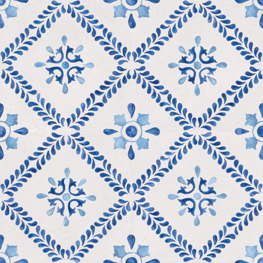 Mestral Diamond 9x9 Blue Matte Porcelain Tile